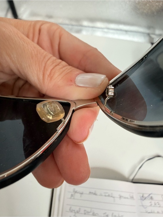 Chopard wrap shield  Sunglasses with Case SCH 637 0579 made in Italy  23kt gp
